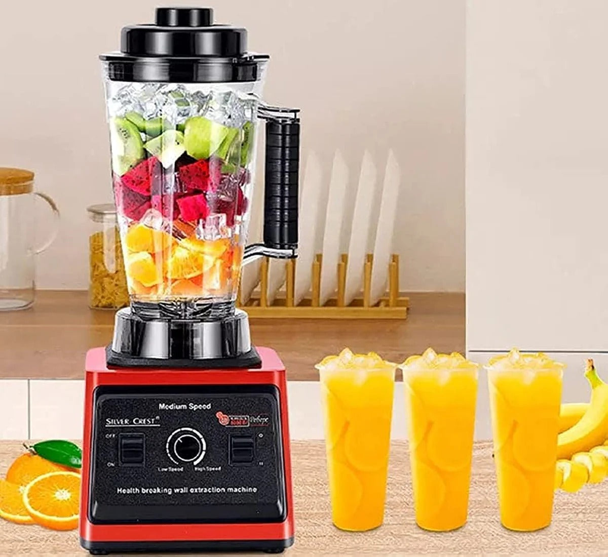 Silver Crest 2-in-1 Heavy Duty Electric Blender Juicer with 2L Jug & Powerful Grinder β Smoothies, Shakes & Ice Crushing