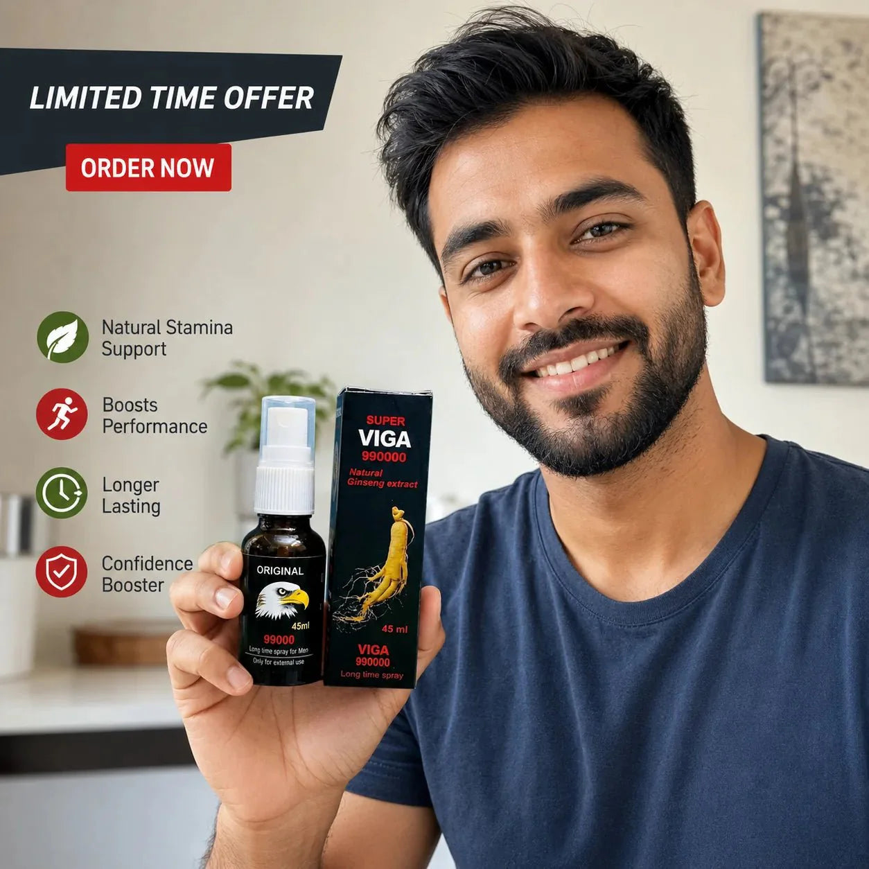 Premium Men's Wellness Spray - Imported