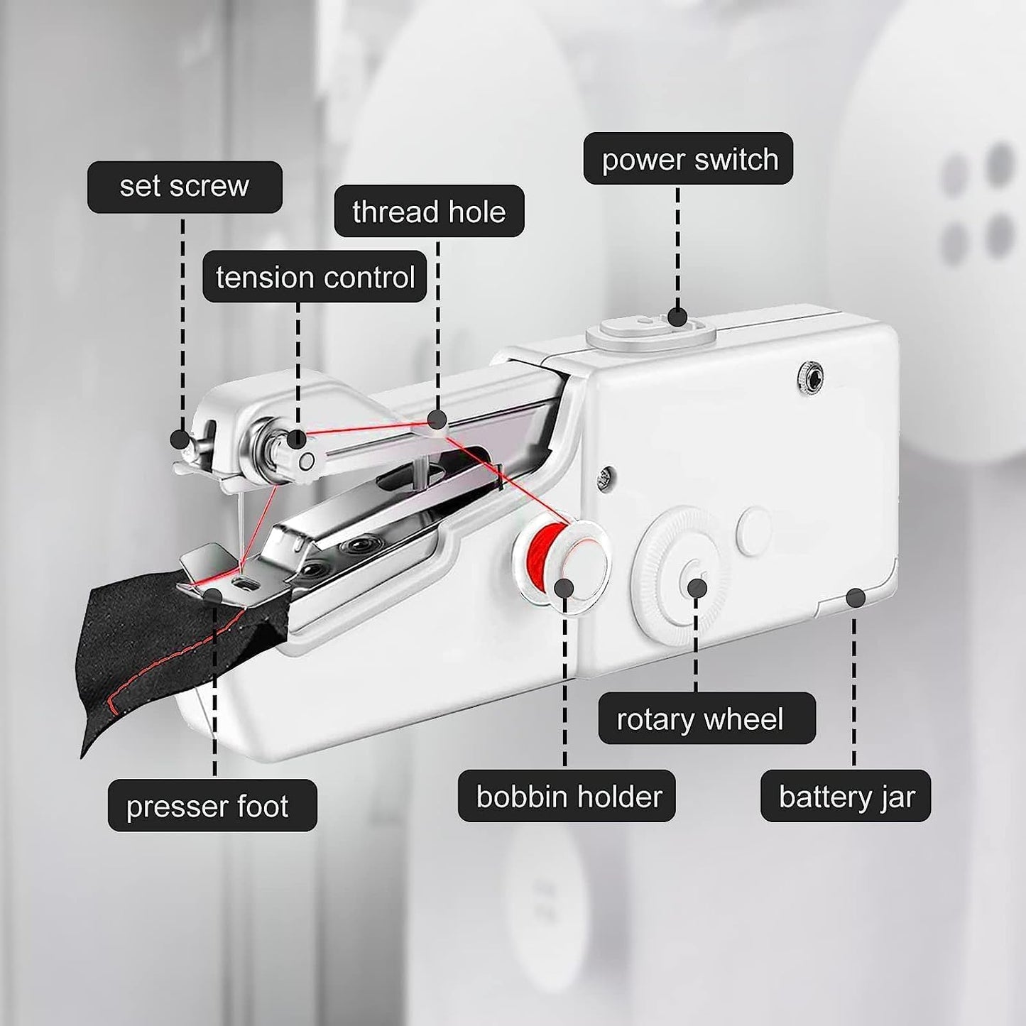 Portable Handheld Mini Sewing Machine