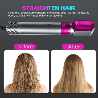 Premium 5-in-1 Negative Ionic Hair Styler and Volumizer Set