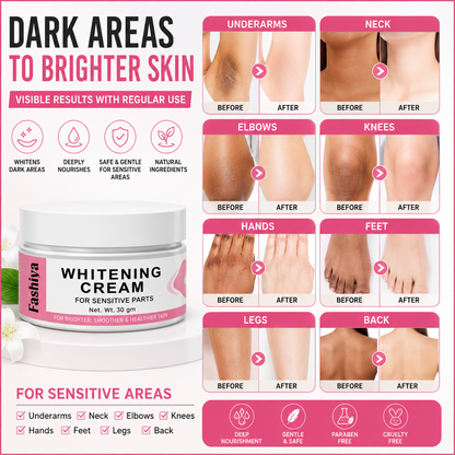 whitening cream for Private part and sensitive areas underarm 7 days result cream.