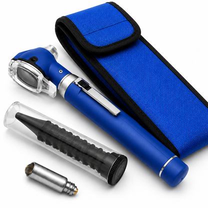 Otoscope Mini 3000 F.O. LED with Handle & Pouch