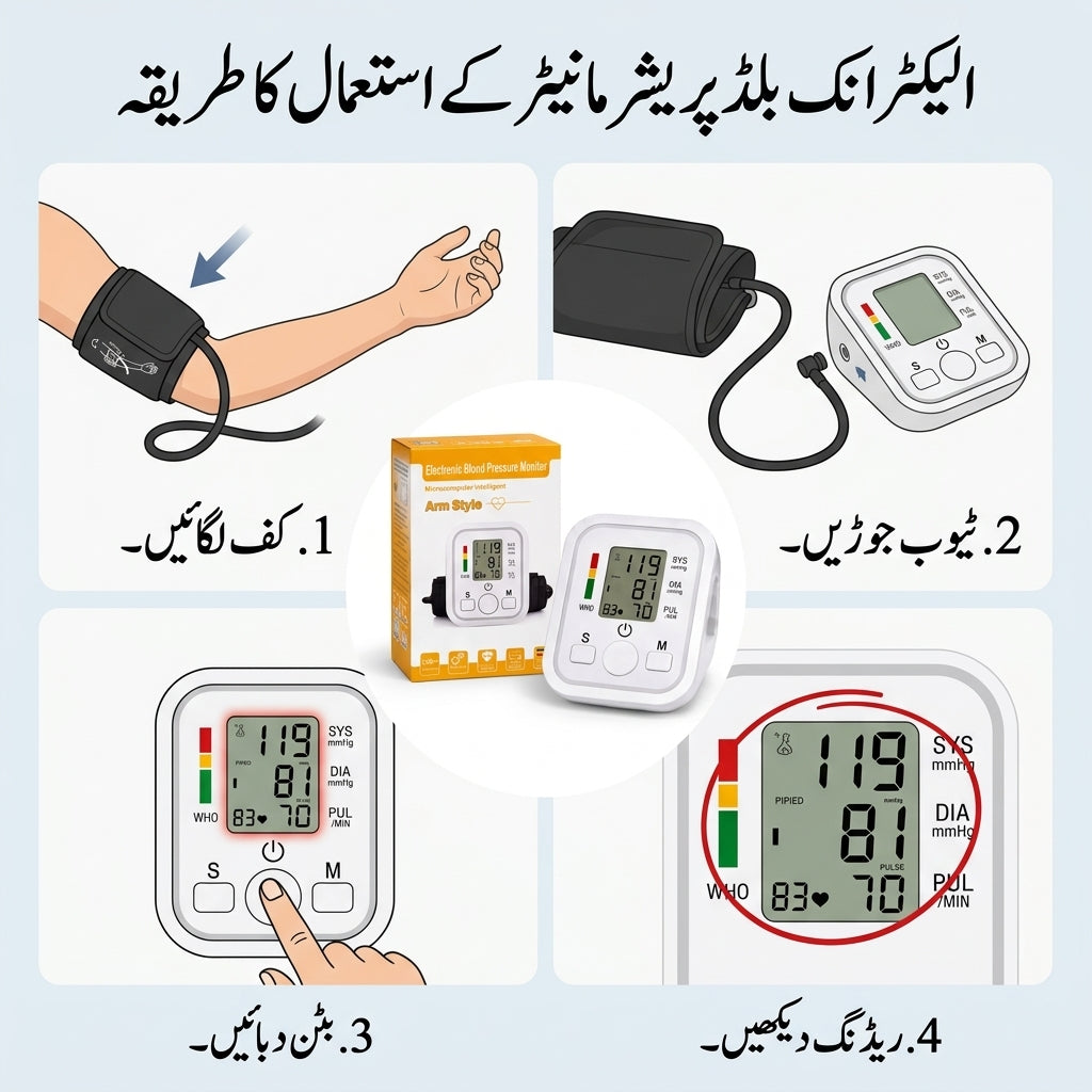Digital Blood Pressure Monitor-Imported quality